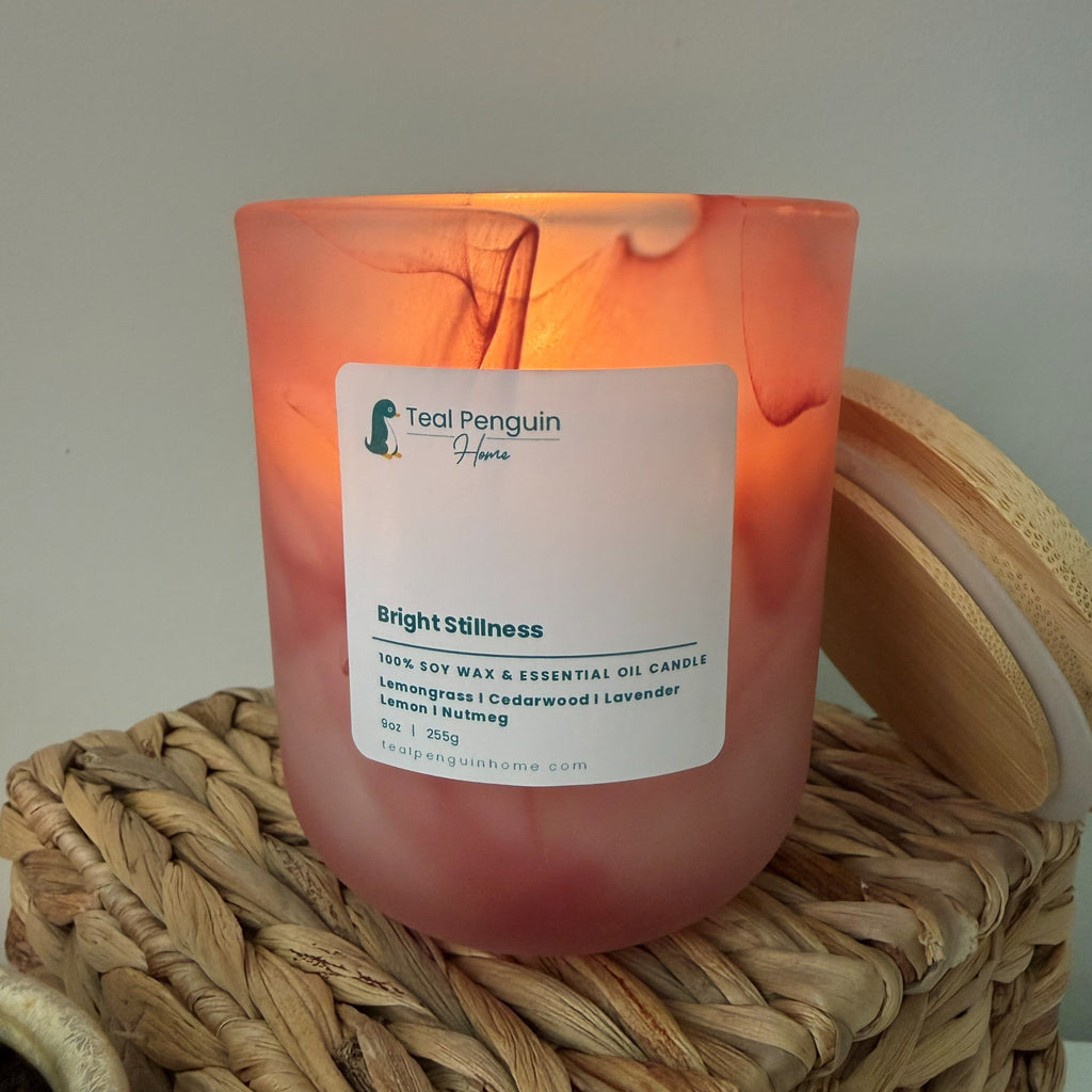Bright Stillness - Teal Penguin Home