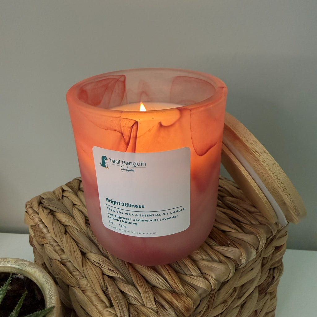 Bright Stillness - Teal Penguin Home