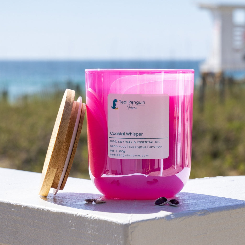 Coastal Whisper™ - Teal Penguin Home