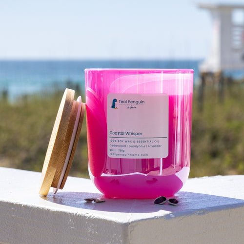 Coastal Whisper™ - Teal Penguin Home