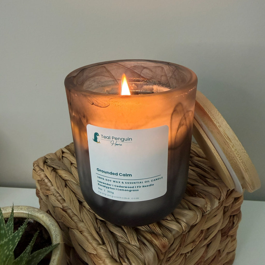 Grounded Calm - Teal Penguin Home