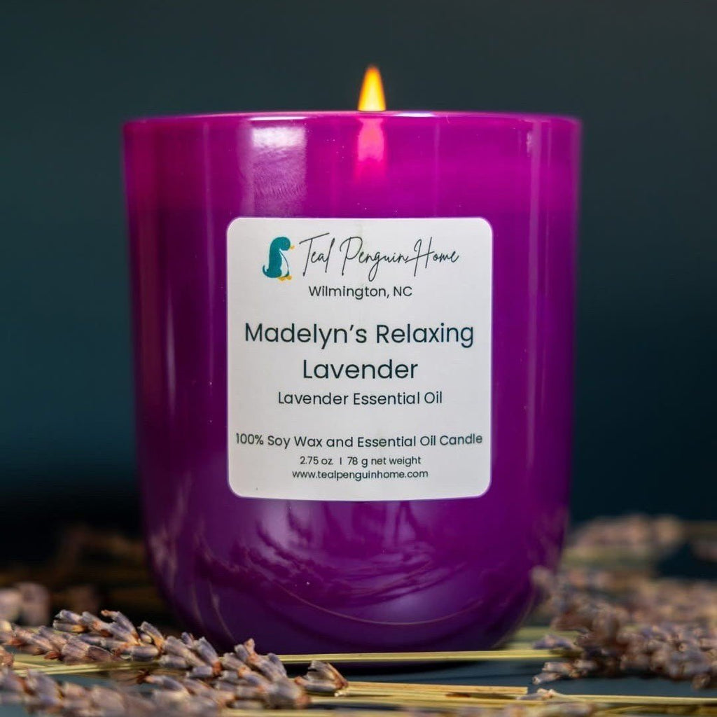 Madelyn's Relaxing Lavender - Teal Penguin Home